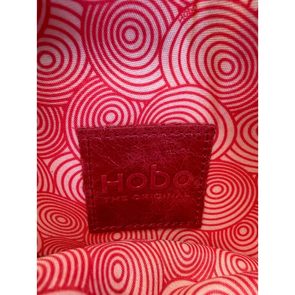 Hobo Clutch Wallet Large Plum Burgundy Leather Organizer Boho Chic Travel Bag